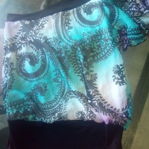 2/$15 off shoulder top